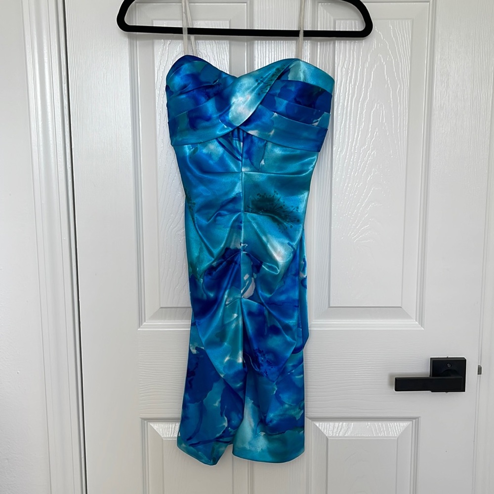 Tube top sweet heart neck line dress